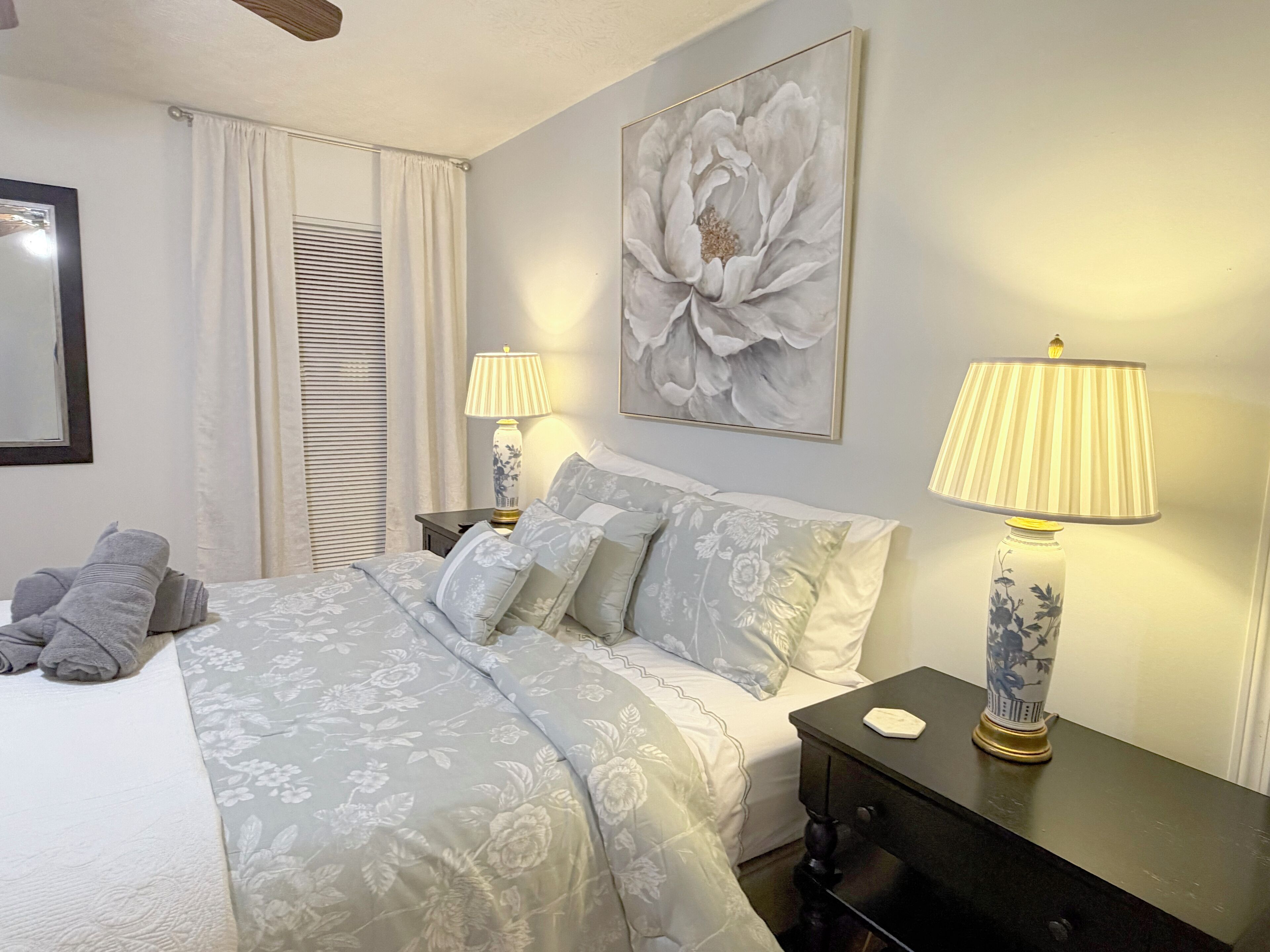 3 soveværelser, sengetøj