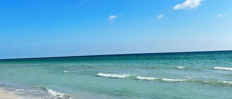 Sun loungers, beach towels