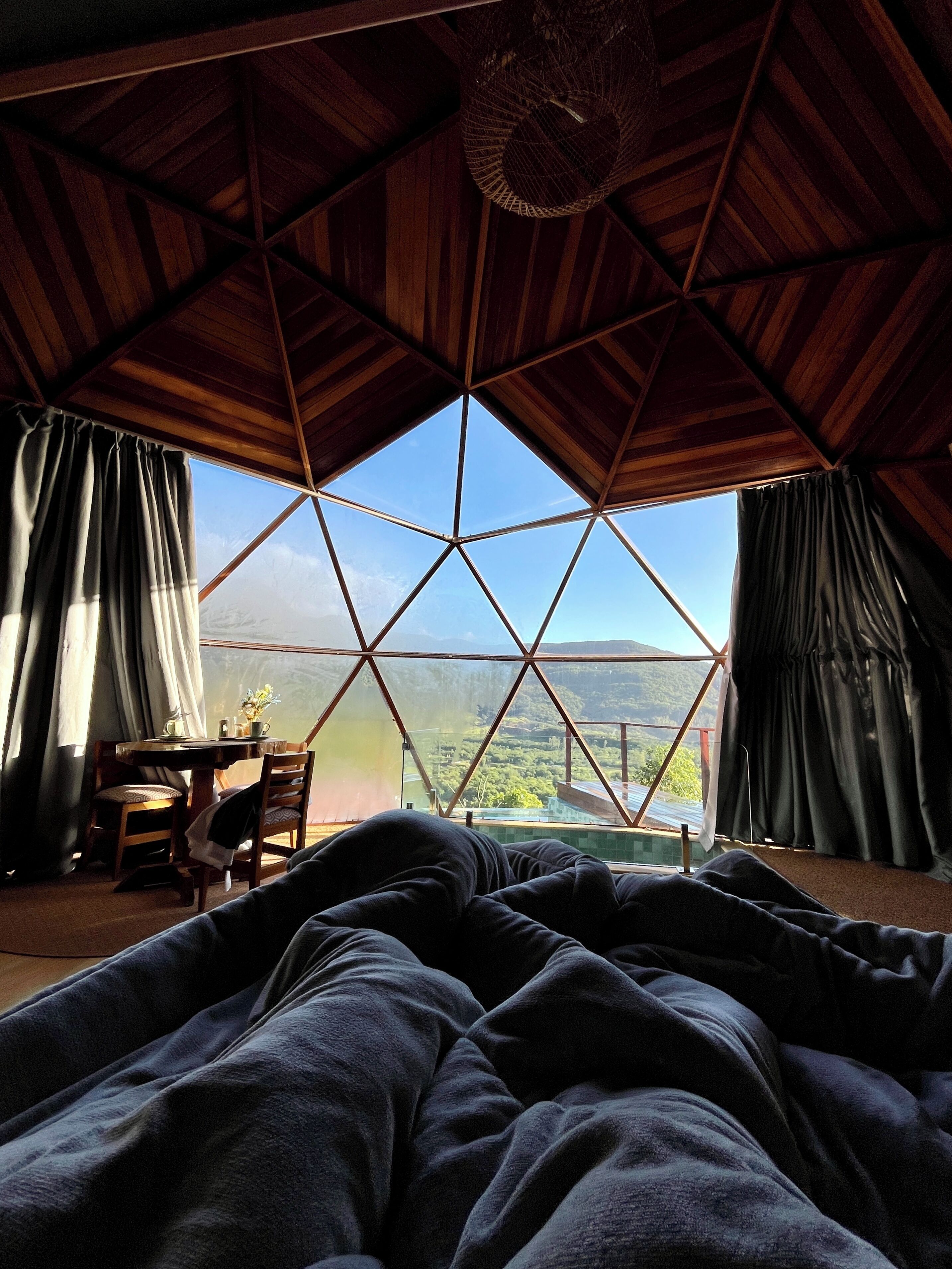 Vue depuis l’hébergement