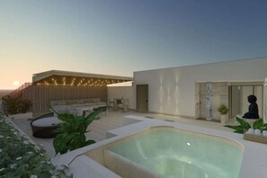 مغطس سبا خارجي