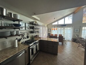 Fridge, microwave, oven, stovetop - Magician Lakefront - 7 bedrooms, 4.5 baths, and a screened in porch. (Dowagiac)