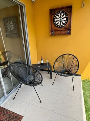 Terrace/patio - House with private pool, ideal for families and couples. 8 minutes from beaches. (Herradura)