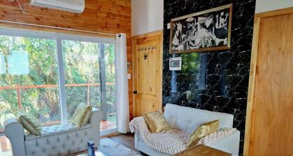 Cabaña Premium a Pasos de la Playa con Hot Tub e Hidromasaje.