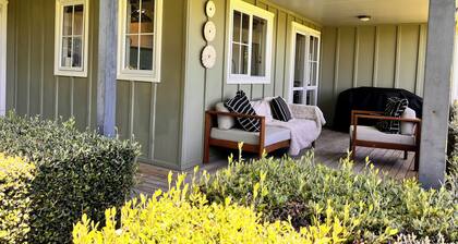 Evergreen Estate Muriwai Valley - peaceful comfortable country setting.