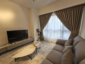 Classic Apartment, 1 Bedroom, Non Smoking, City View | Living area - City Haven Bukit Bintang (Kuala Lumpur)