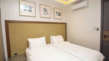 Apartemen Deluks | Ruang kerja ramah laptop, Wi-Fi gratis, dan seprai linen