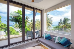 Deluxe Apartment | Living area - Encantada Residences (Boracay Island)