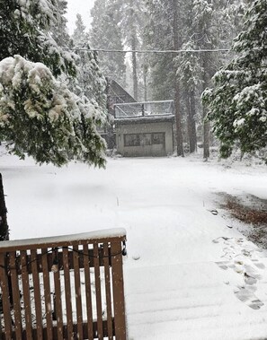 Property grounds - Gorgeous 5-bedroom cabin in Shaver Lake perfect for family fun (Shaver Lake)