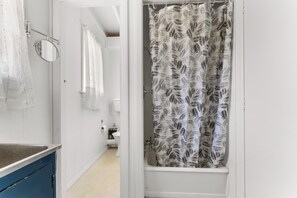 Shower, soap, toilet paper