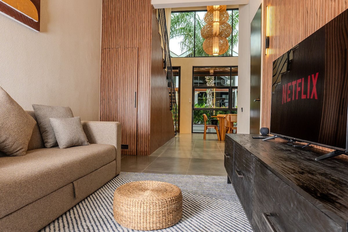 Loft luxo, varanda | Área de estar | Impressoras