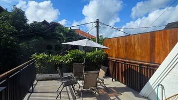 Villa Confort, 3 habitaciones, piscina privada, vistas a la piscina | Terraza o patio