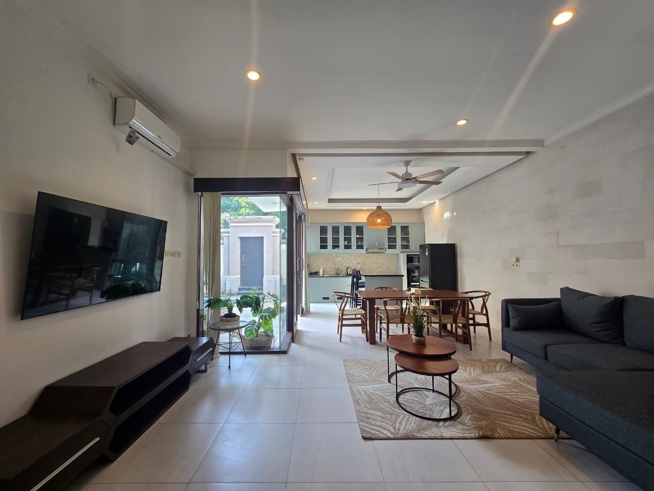 舒适别墅, 3 间卧室, 私人游泳池, 泳池景观 | 起居区