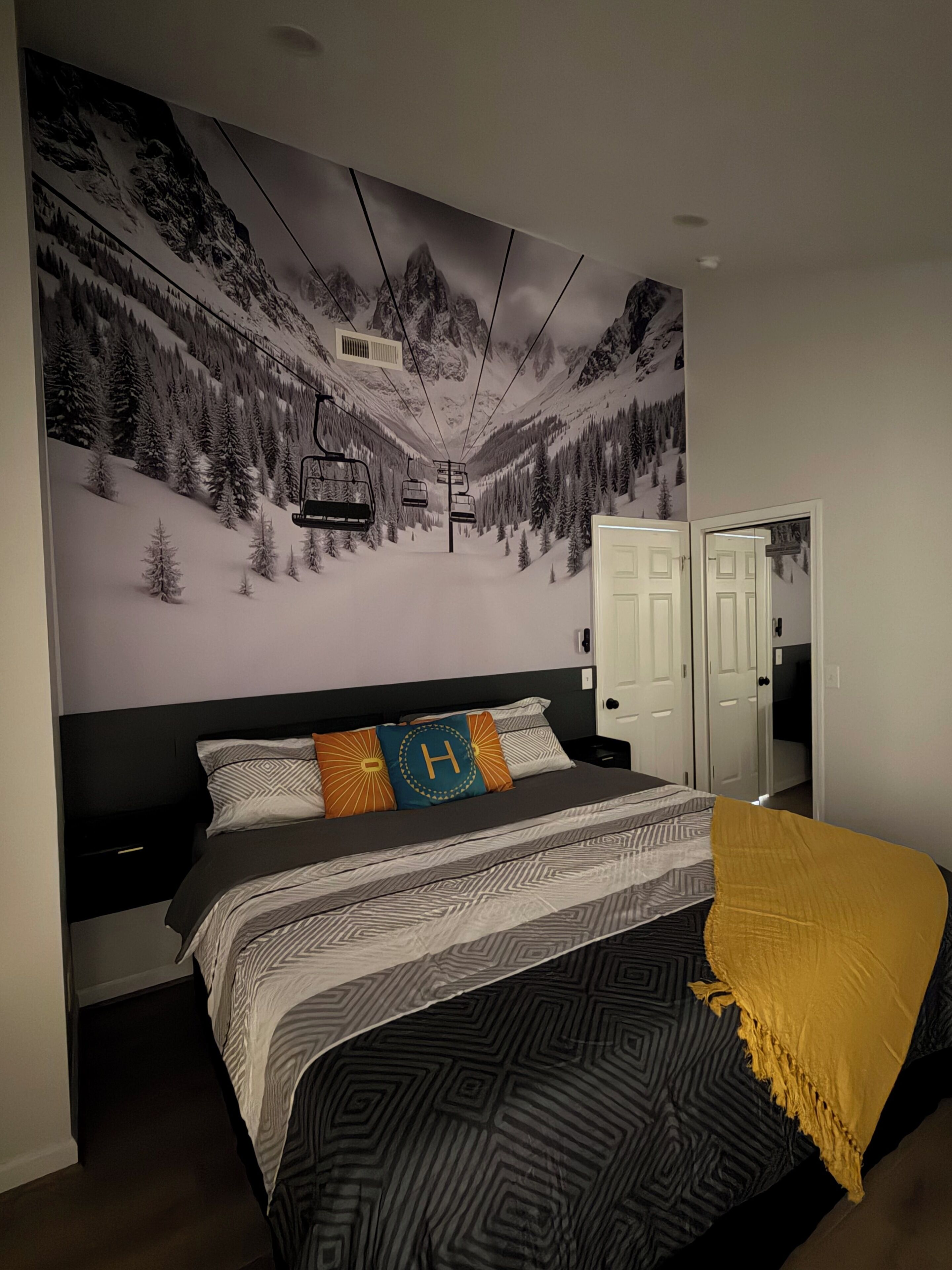 3 habitaciones, wifi gratis, ropa de cama y acceso para silla de ruedas 