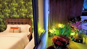 Appartement de base, vue sur la ville | Rideaux d’obscurcissement, accès au Wi-Fi (inclus)
