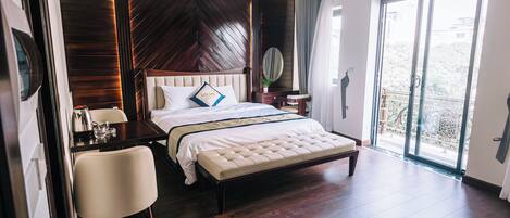 Dobbeltrom – superior, balkong, byutsikt | Byutsikt