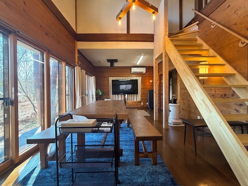 A base for Hakuba skiing and sightseeing in Matsumoto! Enjoy bonfires and BBQ in the Azumino forest.