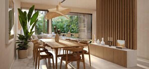 奢华别墅 | 起居区 | 55-英寸智能电视（配备数码频道）