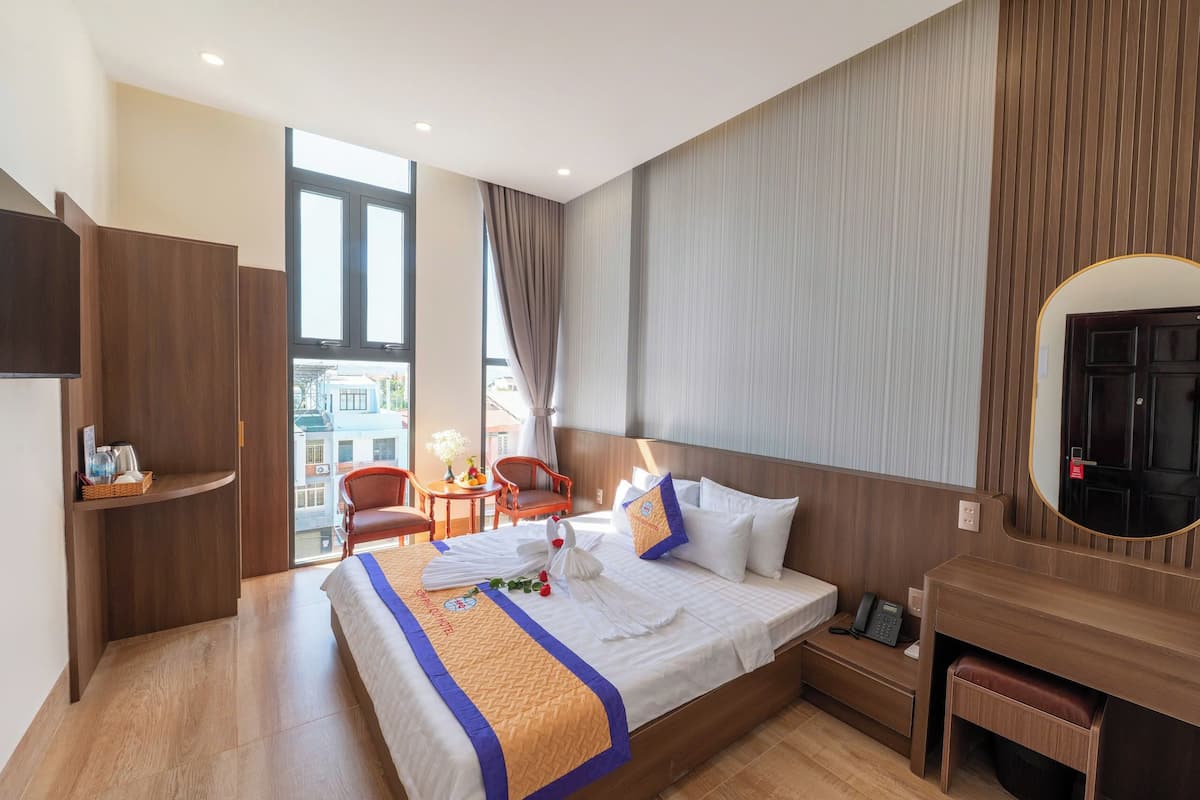 Kamar Double Standar, pemandangan kota | Wi-Fi gratis