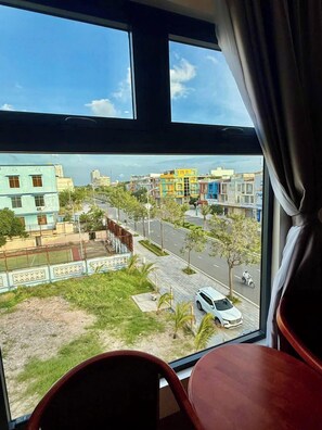 Udsigt fra overnatningsstedet