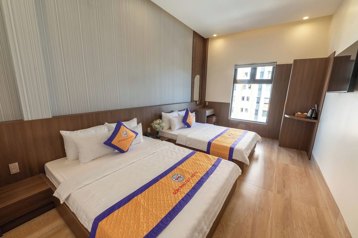 Kamar Quadruple, pemandangan kota | Wi-Fi gratis