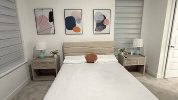 Iron/ironing board, WiFi, bed sheets