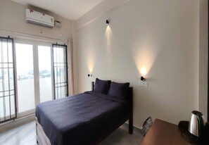 Superior dubbelrum | Skrivbord, gratis wi-fi och sängkläder