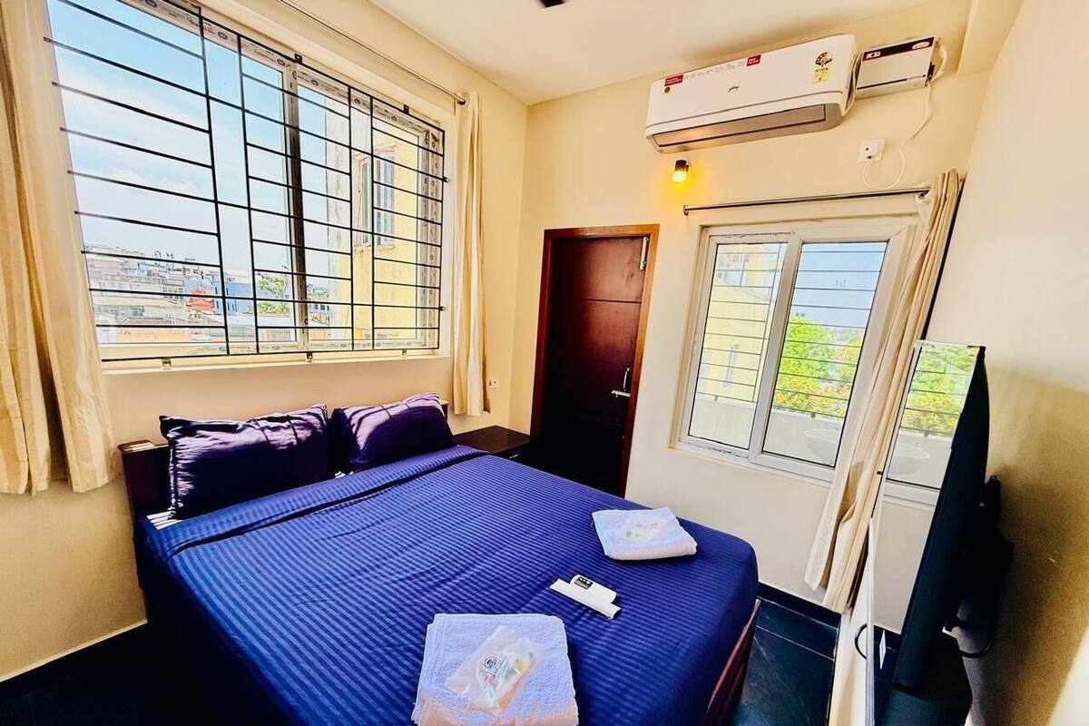 Chambre Simple | Bureau, Wi-Fi gratuit, draps fournis