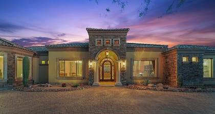 Luxurious Tuscan-style Villa with magnificent panoramic views.