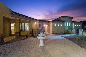 Exterior detail - Luxurious Tuscan-style Villa with magnificent panoramic views. (Apache Junction)