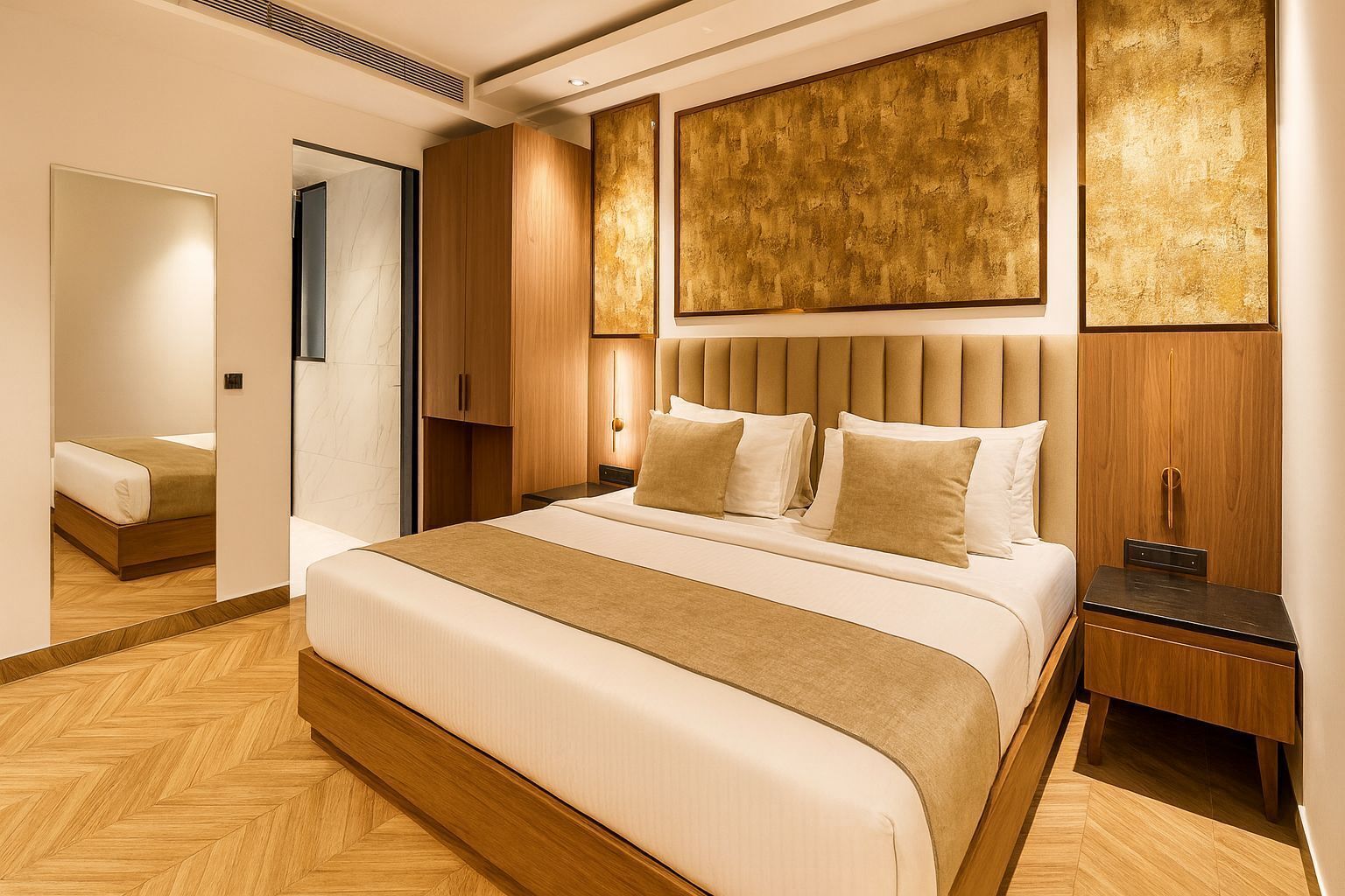 Family Triple Room, City View | Desk, laptop workspace, free WiFi