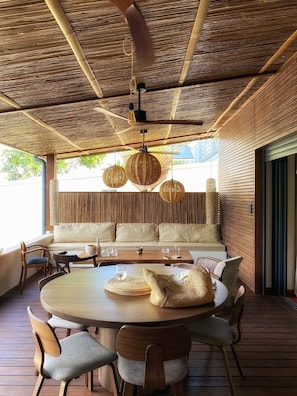 Dining - Villa Grand Fond 2 steps from the beach (Saint-Paul)