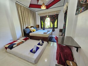 5 chambres, accès Internet, draps fournis