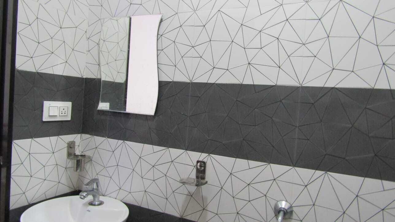 Habitación básica doble | Área de sala de estar