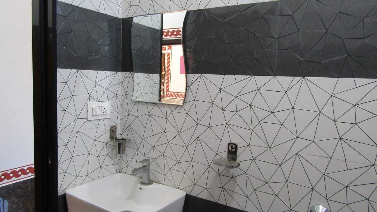 Habitación básica doble | Área de sala de estar