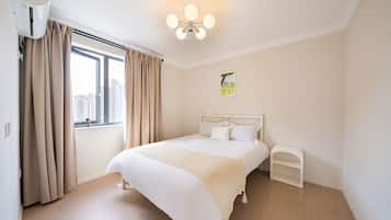 Premium bedding, down duvets, pillow-top beds, individually decorated