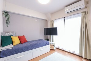 Lejlighed - 1 dobbeltseng med sovesofa - ikke-ryger | Opholdsområde