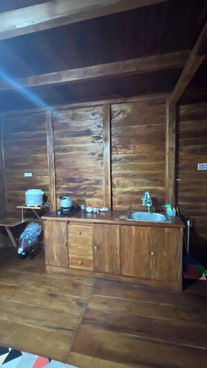 Family Villa, Mountain View | Private kitchenette - Padangsari Cabin House (Banjarnegara)