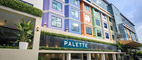 Façade de l’hébergement