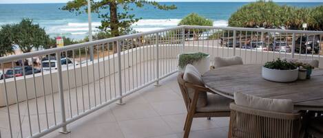 Apartment, 2 Bedrooms, Terrace, Ocean View | Balcony