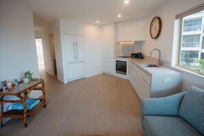 Apartment, 2 Bedrooms, Terrace, Ocean View | Living room - Experience Coastal Bliss at Baywatch - Short or Longer Terms Available! (Sunshine Coast)