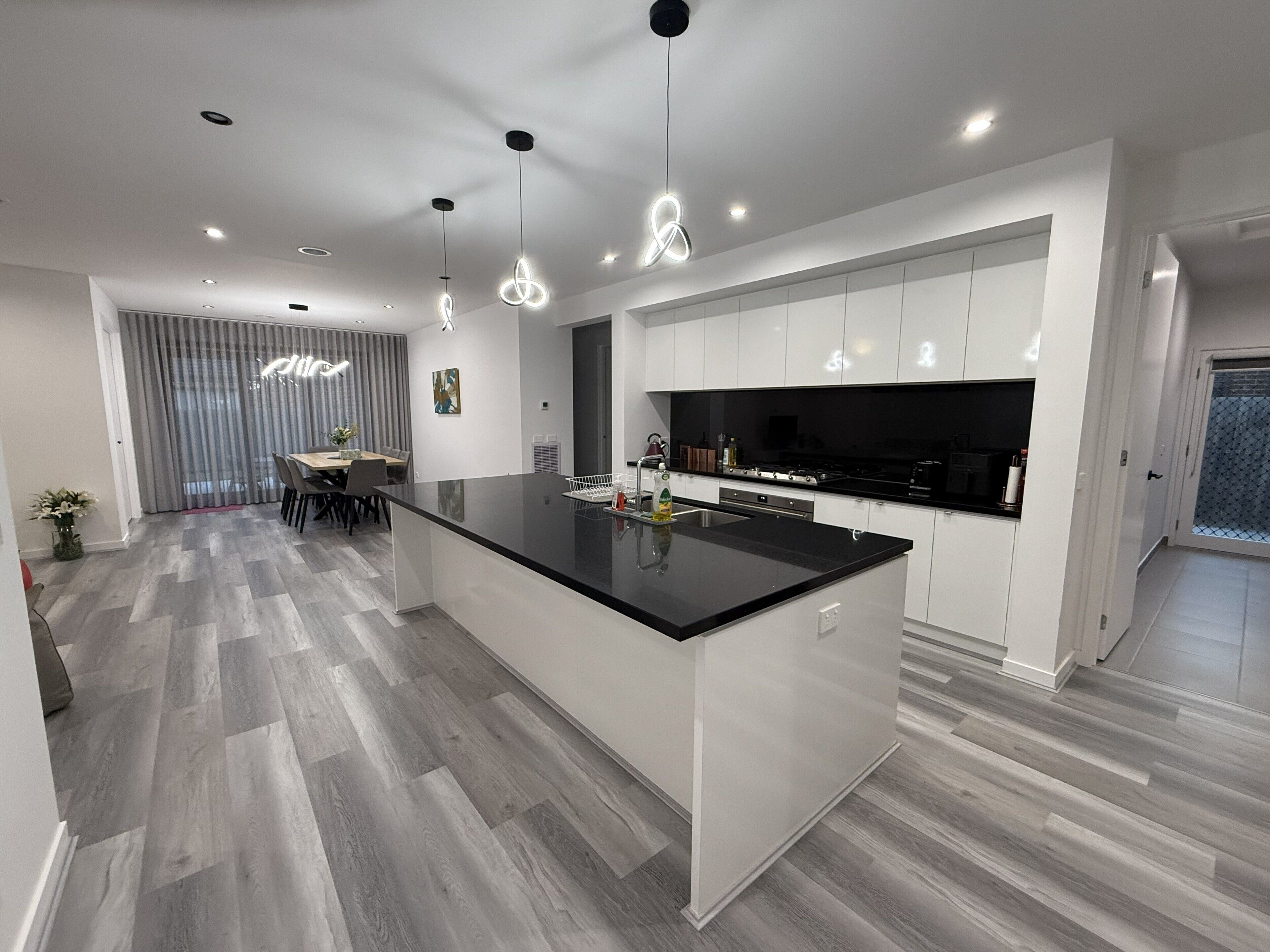Kitchen and Dining view