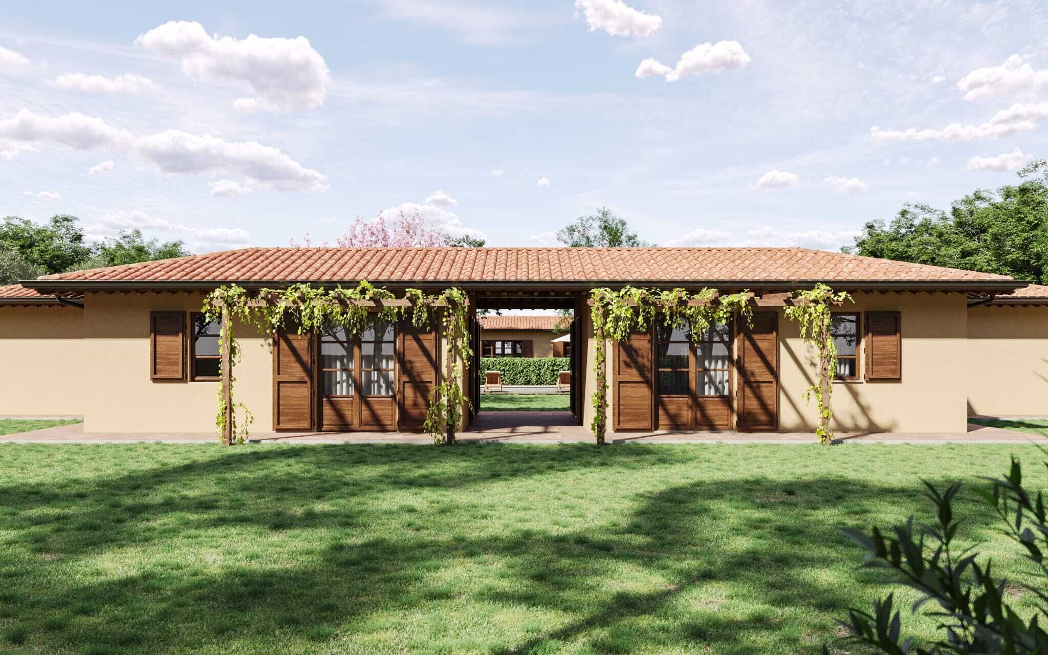 Chambre Deluxe, 1 chambre, patio, vue piscine | Terrasse/Patio