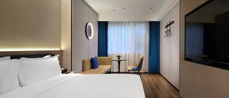 Pimennysverhot, äänieristys, silitysrauta/-lauta, ilmainen Wi-Fi