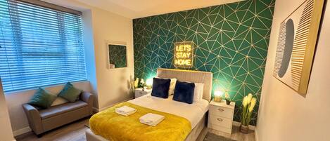 1 makuuhuone, silitysrauta/-lauta, ilmainen Wi-Fi, vuodevaatteet