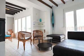 Living area - Bright PRIVADO apartment with sea view (Benisa)