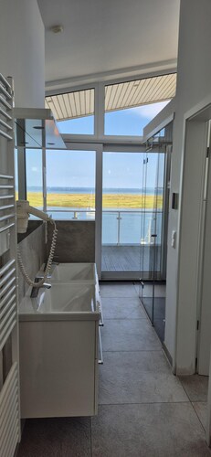 Modern apartment with exceptional sea view and balcony at Marina Wendtorf