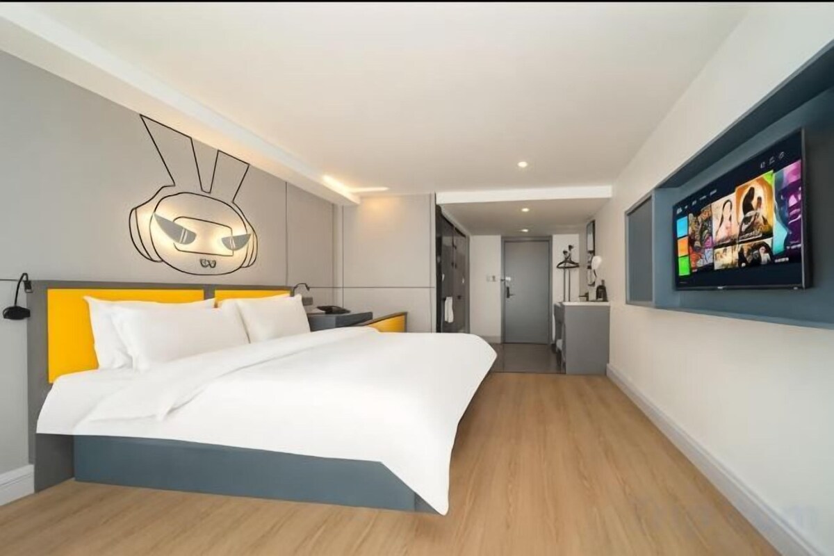 Deluxe Double Bed Room (Mlily Zero-Pressure Mattress + Bathroom Wet-Dry Separation)