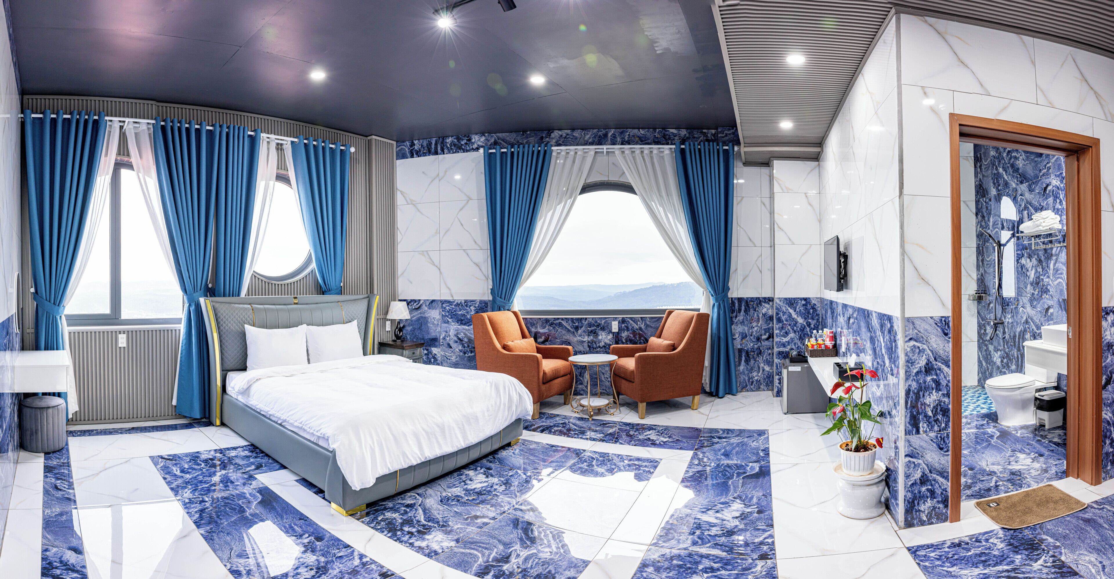 豪華開放式套房 | 遮光窗簾/窗簾、熨斗/熨衫板、免費 Wi-Fi