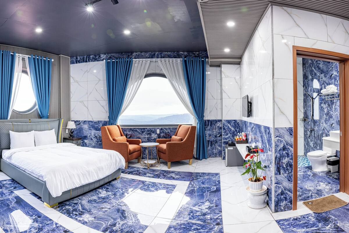 豪華開放式套房 | 遮光窗簾/窗簾、熨斗/熨衫板、免費 Wi-Fi