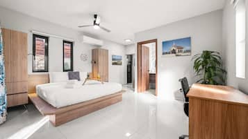 1 quarto, escrivaninha, ferros/tábuas de passar roupa, Wi-Fi